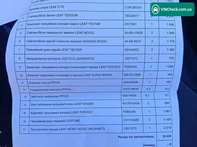 Nissan Leaf 2016, фото з оголошення 2 з 10, VIN SJNFAAZE0U6041609