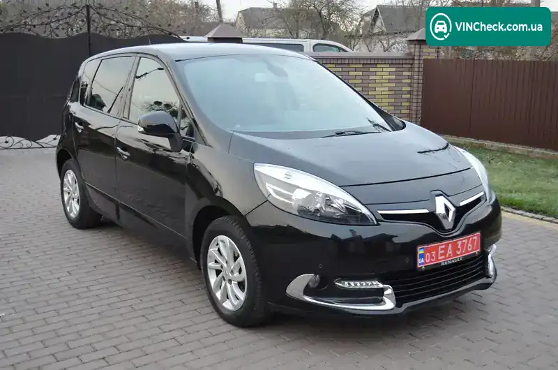Renault Scenic 2014, фото з оголошення 1 з 20, VIN VF1JZ14K650896969