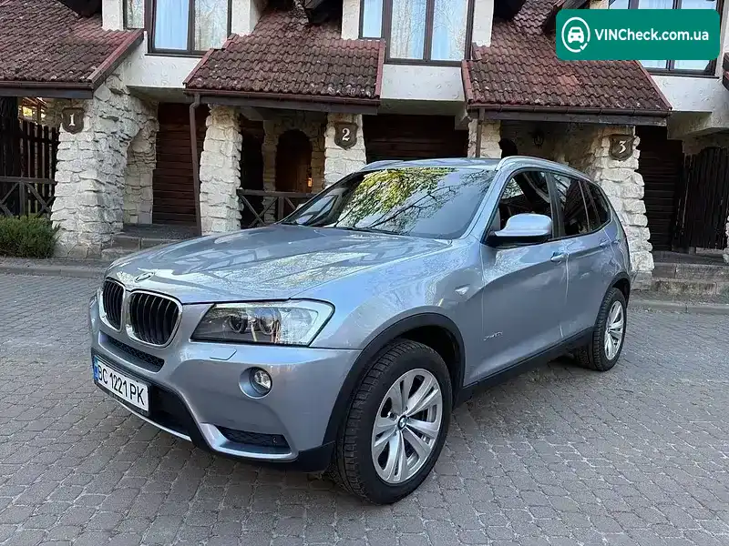 BMW X3 2012, фото з оголошення 2 з 21, VIN WBAWY310200A43578