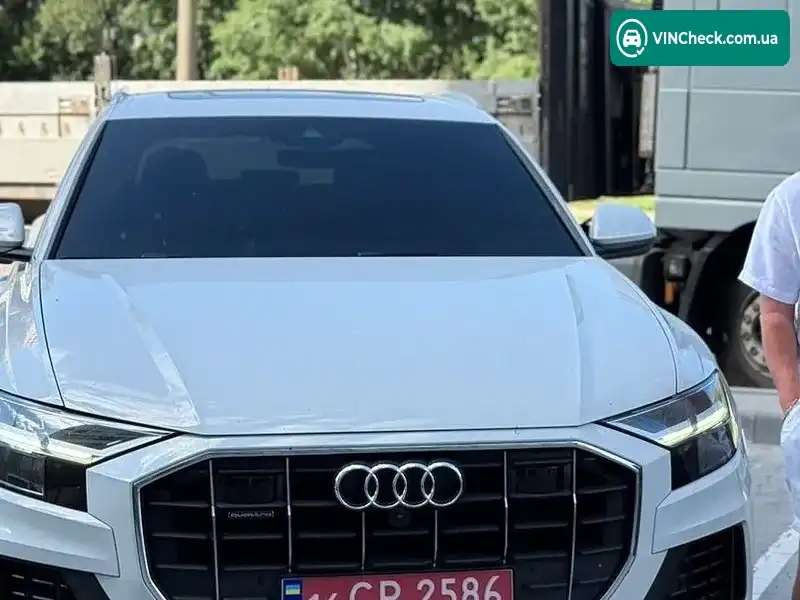 Audi Q8 2019, фото з оголошення, VIN WA1BVAF15KD042587