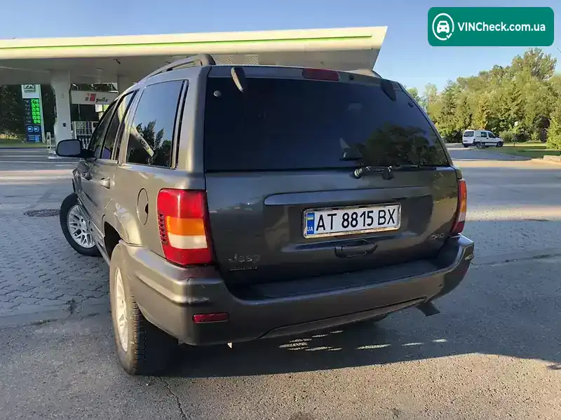 Jeep Grand Cherokee 2002, фото з оголошення 1 з 8, VIN 1J8G2E8A33Y503376