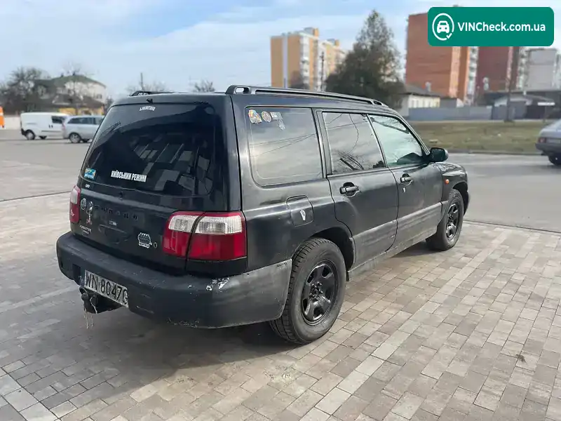 Subaru Forester 2002, фото з оголошення 2 з 8, VIN JF15F5LR5YG076007