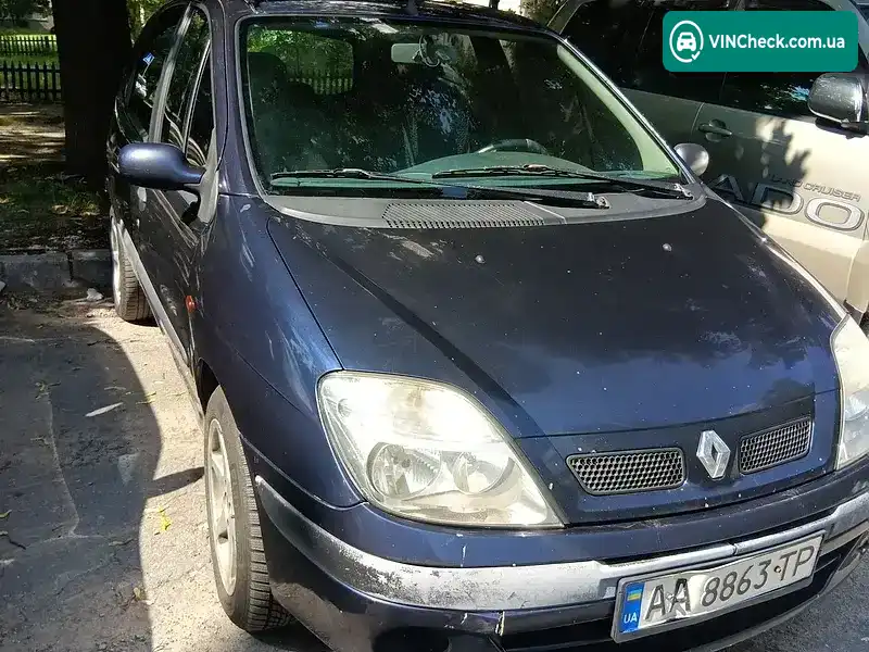Renault Scenic 2000, фото з оголошення 2 з 11, VIN VF1JA1B0522459787