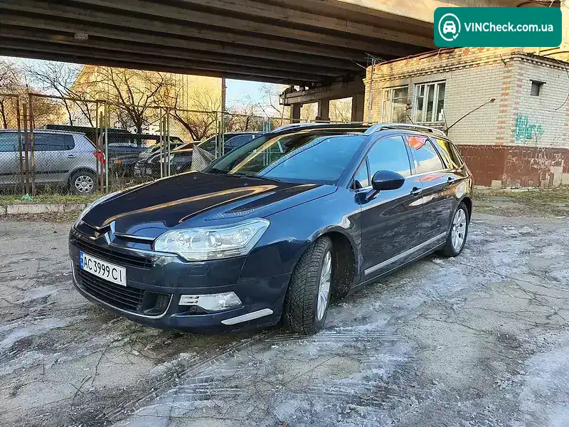 Citroen C5 2008, фото з оголошення 1 з 20, VIN VF7RWRHRJ54047932