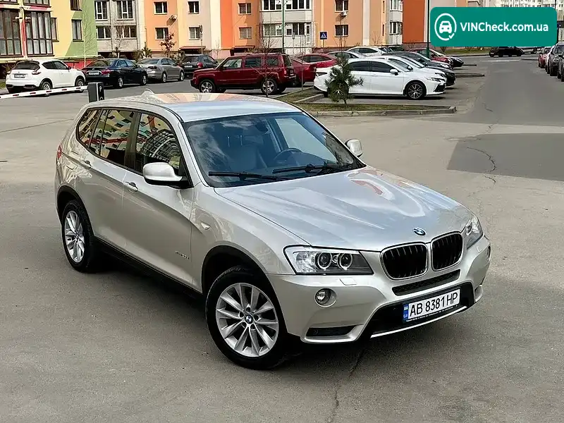 BMW X3 2013, фото з оголошення 1 з 20, VIN WBAWY310200F25466