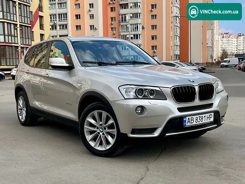 BMW X3 2013, фото з оголошення 2 з 20, VIN WBAWY310200F25466