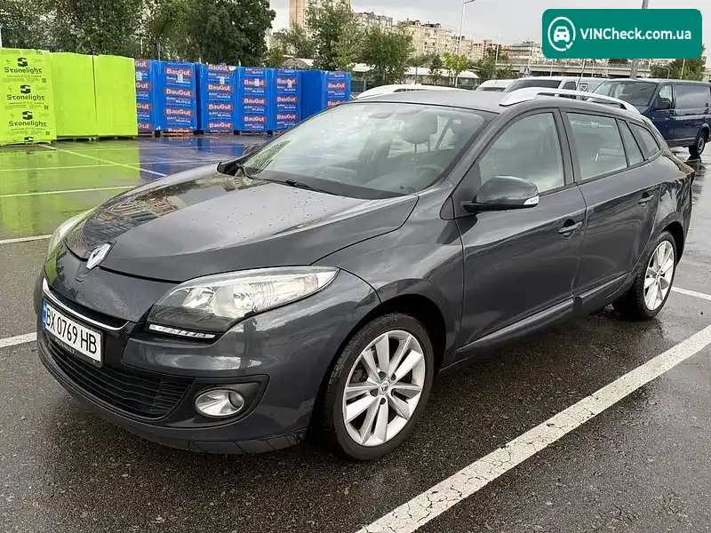 Renault Megane 2012, фото з оголошення 2 з 15, VIN VF1KZ140647921491