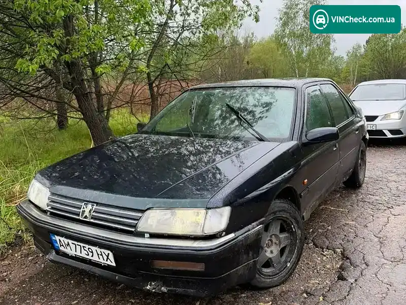 Peugeot 605 1991, фото з оголошення 1 з 5, VIN VF36BRFZ890858414
