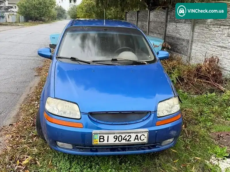 Chevrolet Aveo 2005, фото з оголошення 1 з 9, VIN Y6DSF48YE5B385754