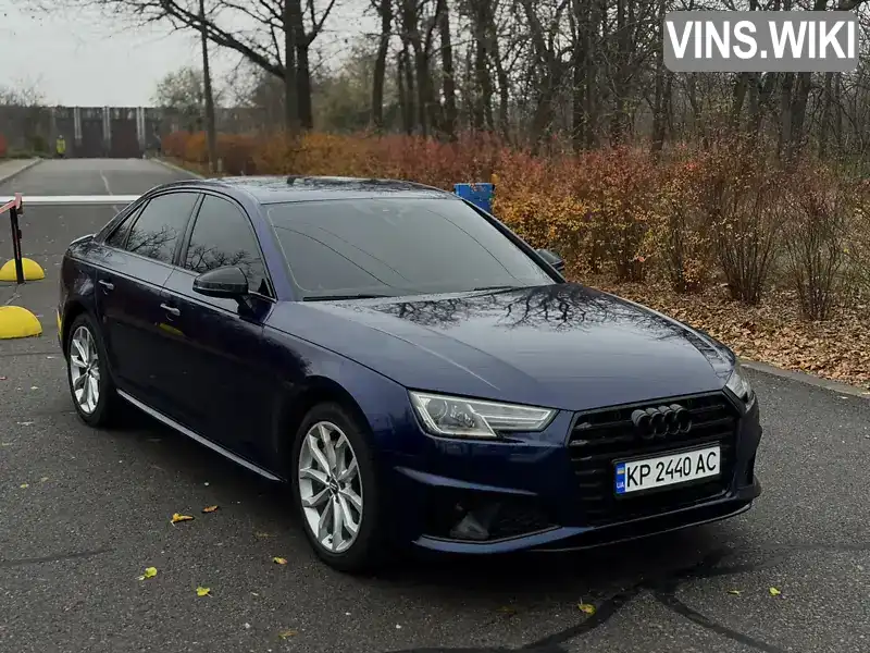 Audi A4 2019, фото з оголошення 2 з 21, VIN WAUDNAF44KN020483
