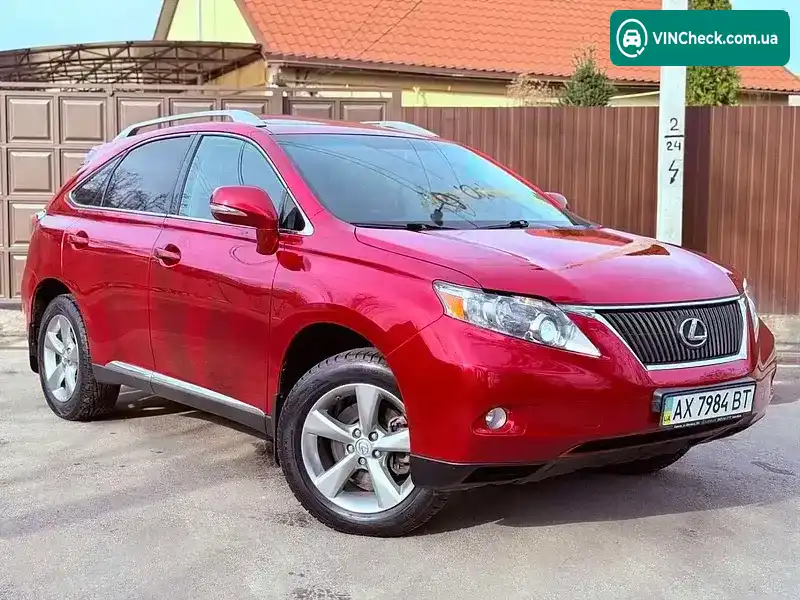 Lexus RX 2010, фото з оголошення 1 з 20, VIN 2T2BK1BA3AC058217