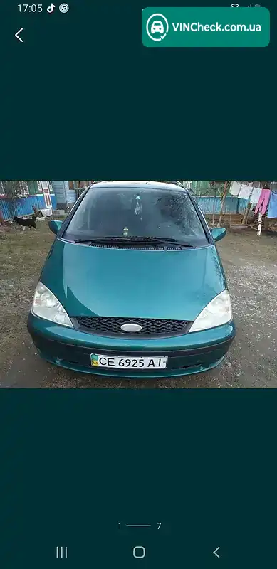 Ford Galaxy 2001, фото з оголошення 1 з 5, VIN WF0GXXPSSGYS19235