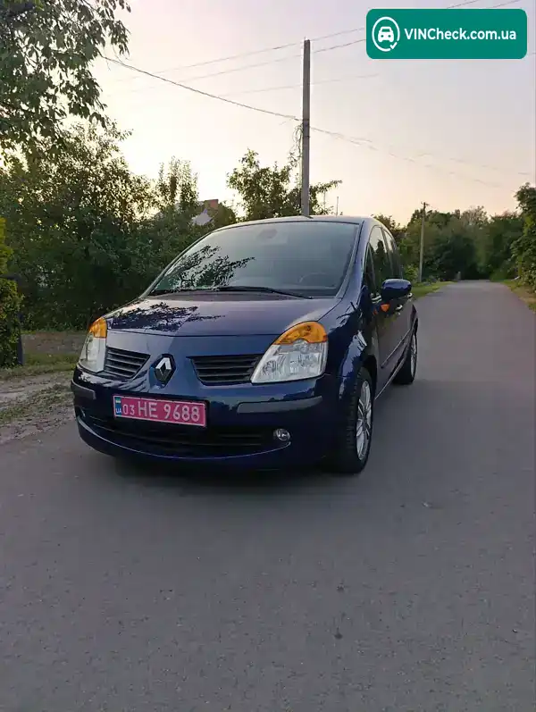 Renault Modus 2005, фото з оголошення 1 з 20, VIN VF1JP0B0A33439335