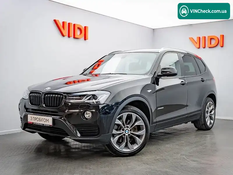 BMW X3 2017, фото з оголошення 1 з 20, VIN 5UXWX9C32H0W67288