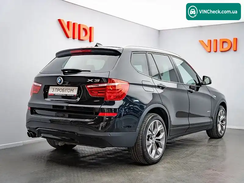 BMW X3 2017, фото з оголошення 2 з 20, VIN 5UXWX9C32H0W67288