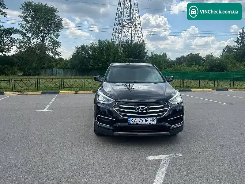 Hyundai Santa FE 2016, фото з оголошення 2 з 8, VIN 5NMZTDLB6HH033728