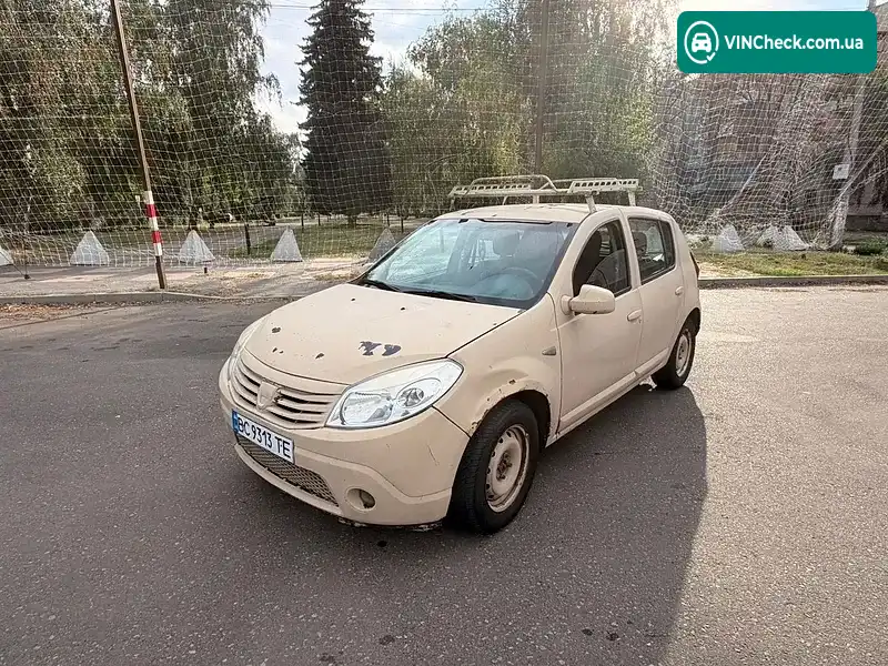 Dacia Sandero 2009, фото з оголошення 1 з 16, VIN UU1BSDEW540603313