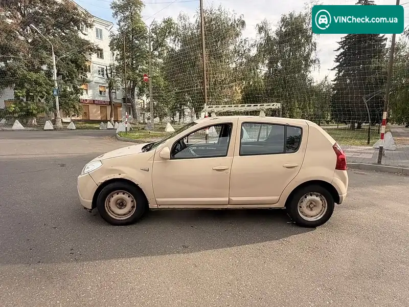 Dacia Sandero 2009, фото з оголошення 2 з 16, VIN UU1BSDEW540603313