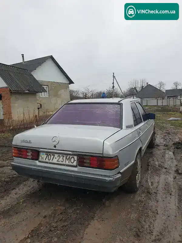 Mercedes-Benz 190 1983, фото з оголошення 2 з 4, VIN WDB20102412027123