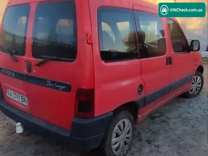 Citroen Berlingo 2002, фото з оголошення 2 з 11, VIN VF7MBWJYB65771273