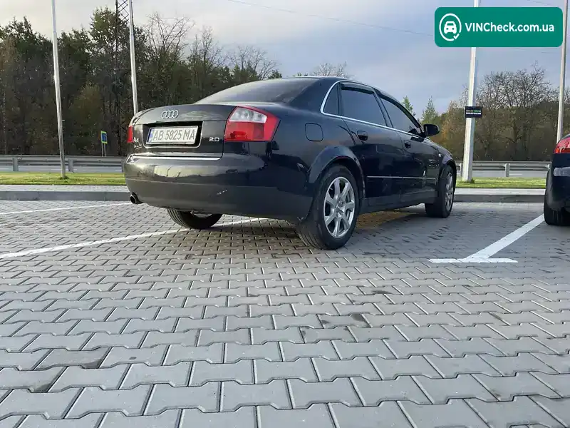 Audi A4 2002, фото з оголошення 2 з 8, VIN WAUZZZ8E43A012164