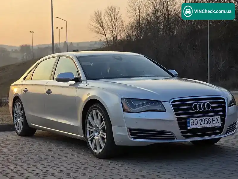 Audi A8 2012, фото з оголошення 1 з 21, VIN WAURGAFD4DN002780
