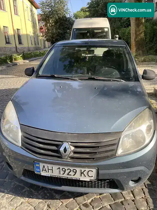 Renault Sandero 2010, фото з оголошення 1 з 8, VIN VF1BSR4AH43163464