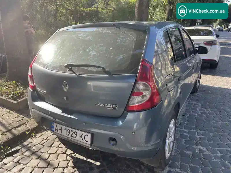 Renault Sandero 2010, фото з оголошення 2 з 8, VIN VF1BSR4AH43163464