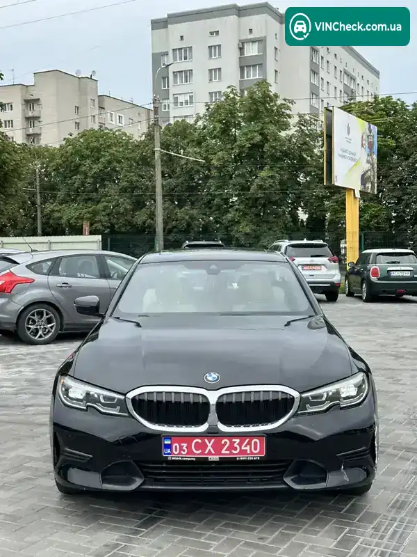 BMW 3 Series 2019, фото з оголошення 1 з 18, VIN 3MW5R1J08L8B20619