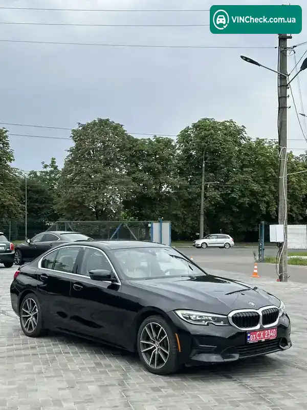 BMW 3 Series 2019, фото з оголошення 2 з 18, VIN 3MW5R1J08L8B20619