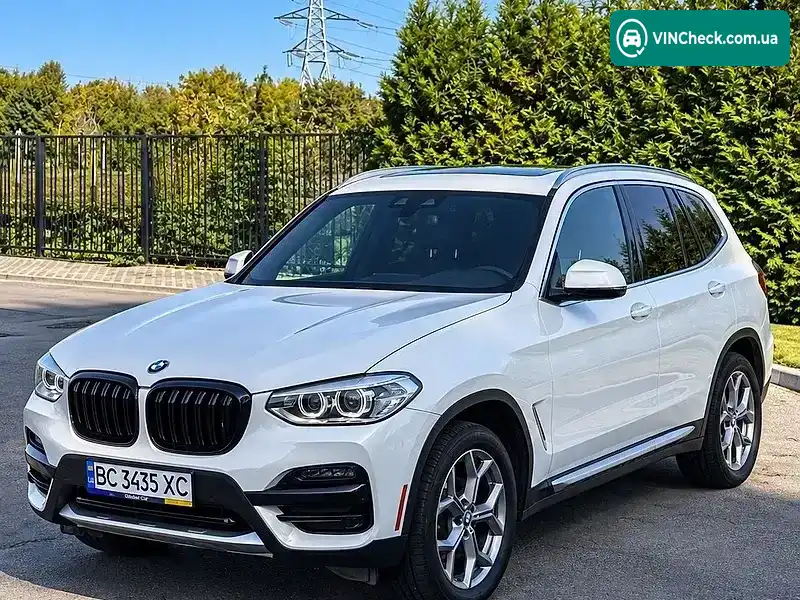 BMW X3 2020, фото з оголошення 2 з 15, VIN 5UXTY5C06M9F37666