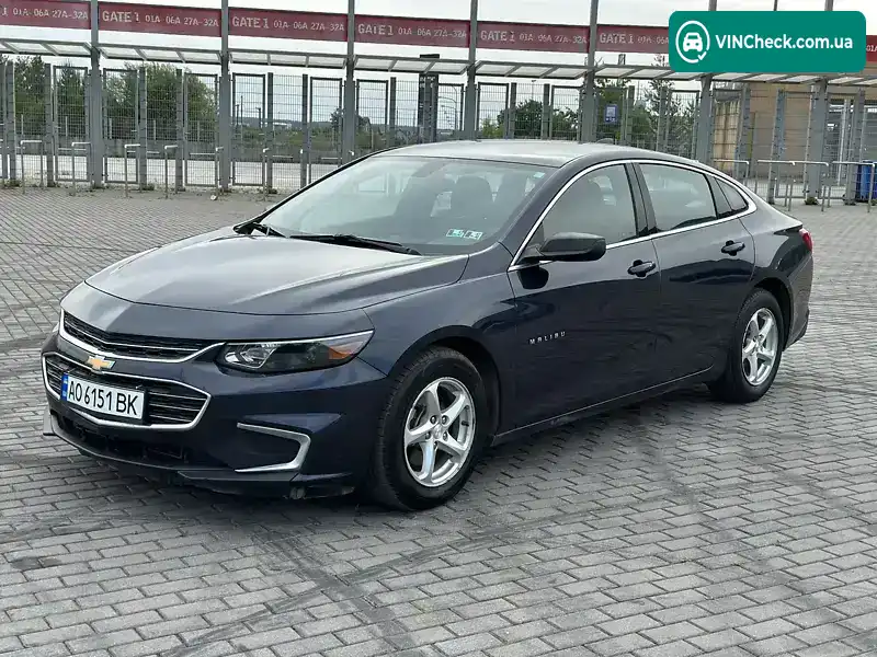 Chevrolet Malibu 2016, фото з оголошення 2 з 21, VIN 1G1ZB5ST7GF229314