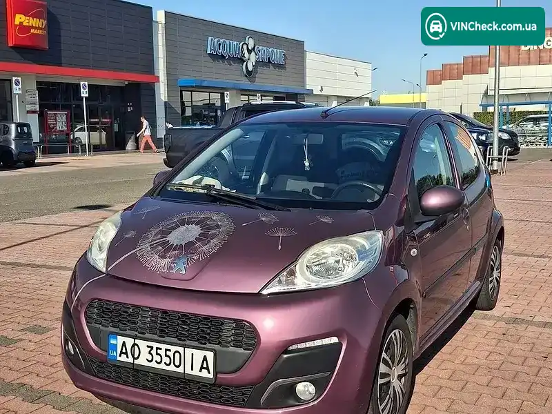 Peugeot 107 2012, фото з оголошення 1 з 8, VIN VF3PNCFB088660985