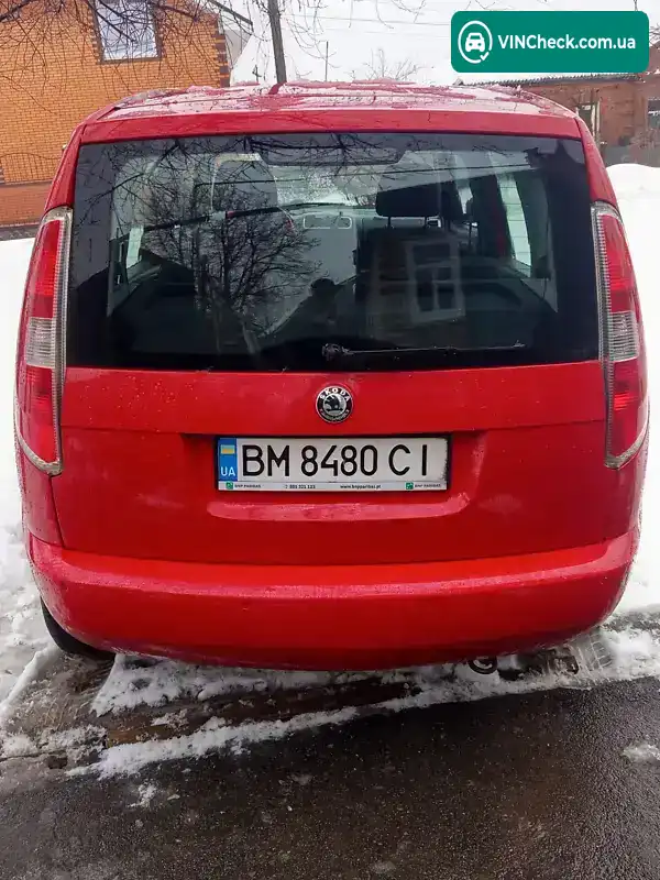 Skoda Roomster 2008, фото з оголошення 1 з 8, VIN TMBMC25J095007116