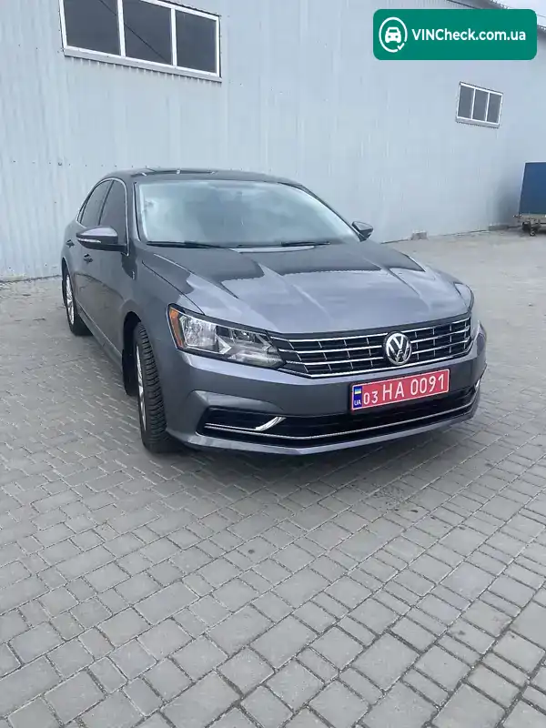 Volkswagen Passat 2016, фото з оголошення 2 з 15, VIN 1VWBT7A32GC041088
