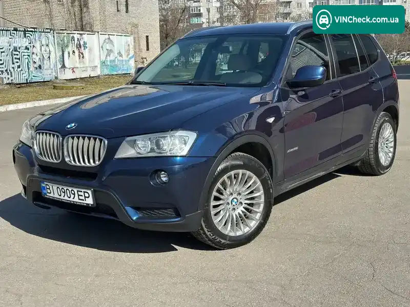 BMW X3 2012, фото з оголошення 2 з 21, VIN 5UXWX9C52D0A14491