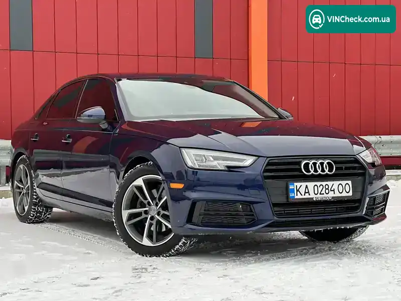 Audi A4 2019, фото з оголошення 2 з 21, VIN WAUGMAF41KN016410