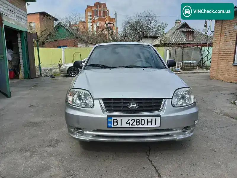 Hyundai Accent 2004, фото з оголошення 1 з 15, VIN KMHCG51GP5U254060