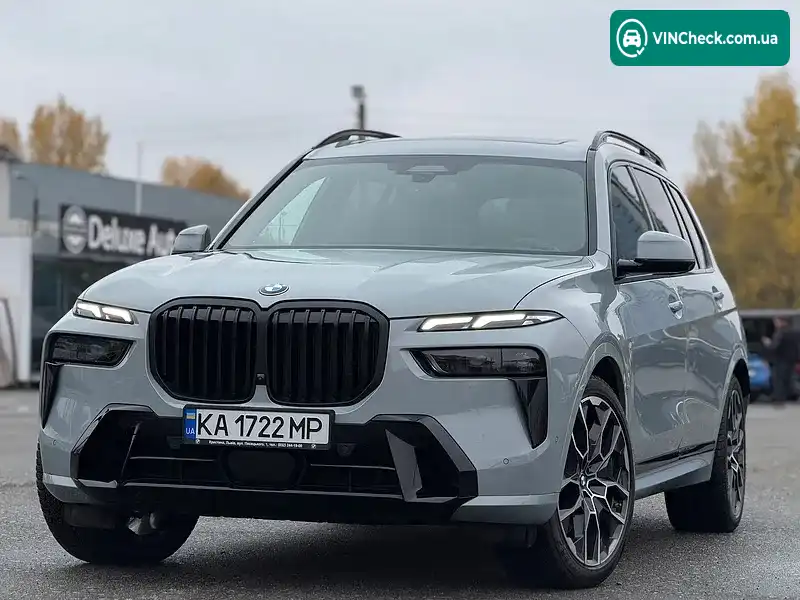BMW X7 2024, фото з оголошення 1 з 20, VIN WBA21EN0309V65718