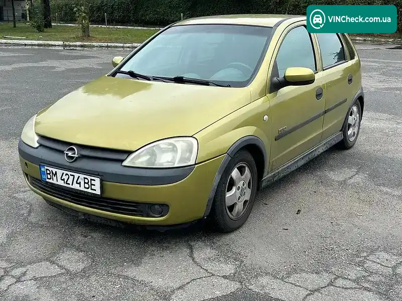 Opel Corsa 2001, фото з оголошення 1 з 14, VIN W0L0XCF6824052728