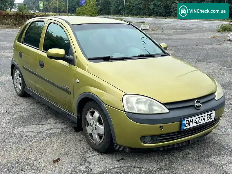Opel Corsa 2001, фото з оголошення 2 з 14, VIN W0L0XCF6824052728