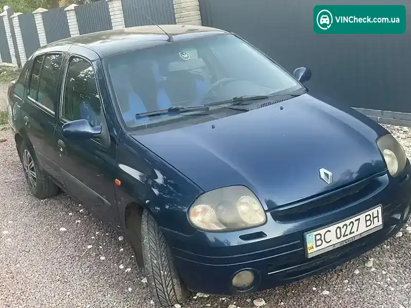 Renault Clio 2001, фото з оголошення 2 з 18, VIN VF1LB0K0525225846