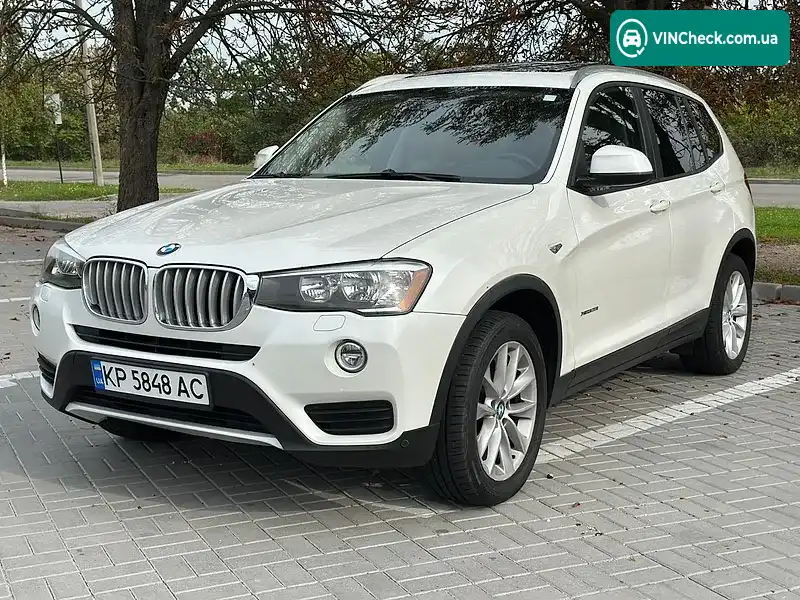 BMW X3 2015, фото з оголошення 2 з 14, VIN 5UXWX9C50F0D58968