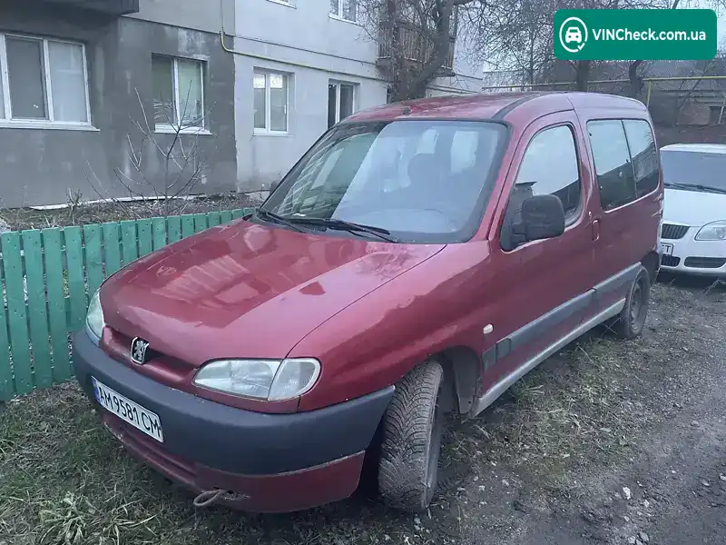 Peugeot Partner 2001, фото з оголошення 1 з 6, VIN VF35FKFWF60368758