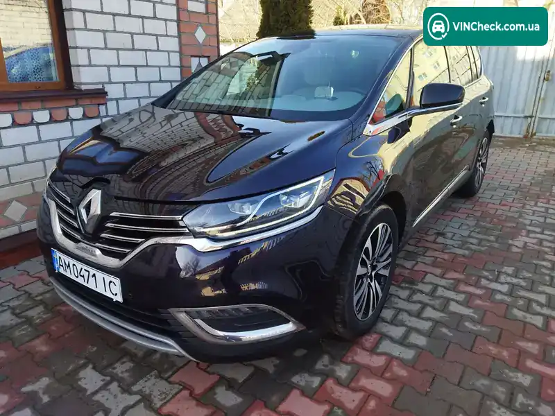 Renault Espace 2018, фото з оголошення 1 з 20, VIN VF1RFC00761088554