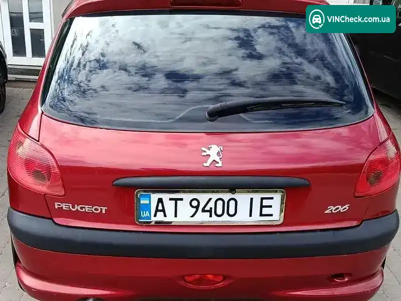 Peugeot 206 2007, фото з оголошення 2 з 13, VIN VF32AKFWR47677145