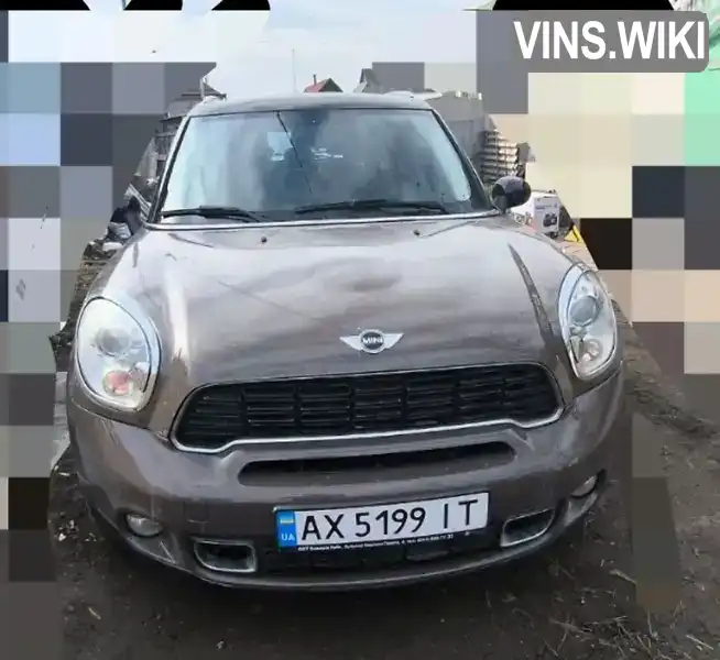 MINI Countryman 2011, фото з оголошення 1 з 9, VIN WMWZC51080WK68296