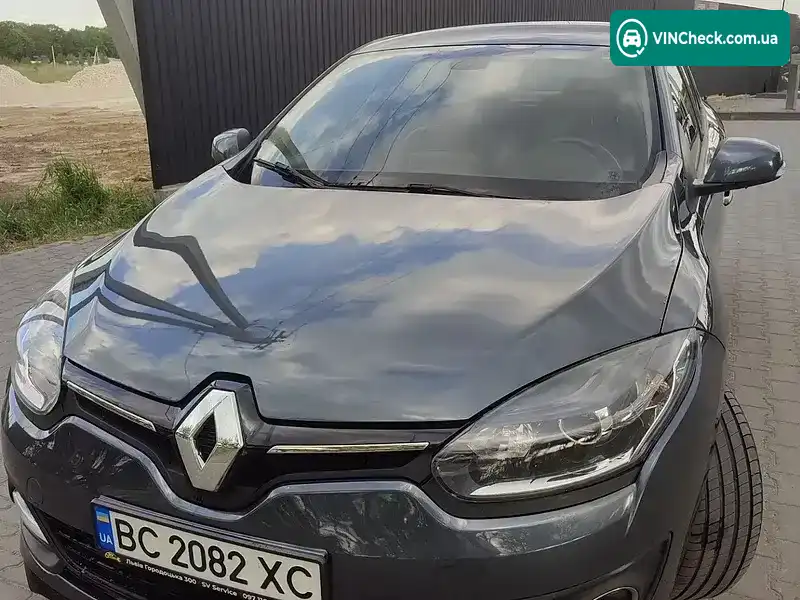 Renault Megane 2015, фото з оголошення 1 з 8, VIN VF1BZ890H53606442