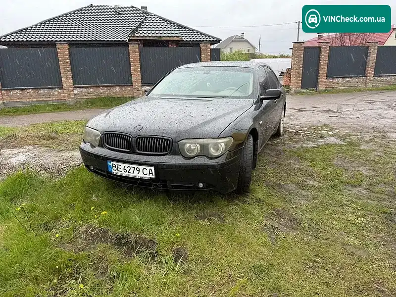 BMW 7 Series 2004, фото з оголошення 1 з 9, VIN WBAGM21060DR57297