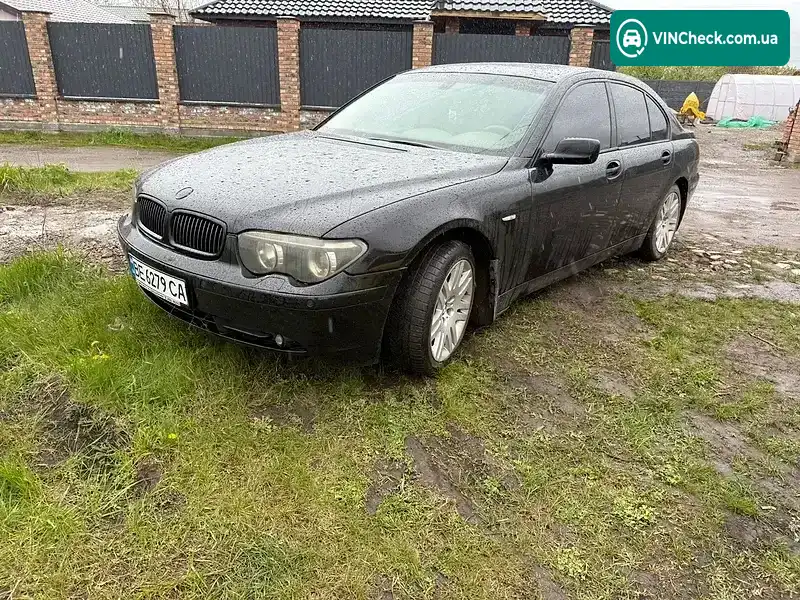 BMW 7 Series 2004, фото з оголошення 2 з 9, VIN WBAGM21060DR57297